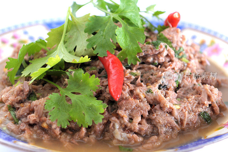 Yum Jackfruit泰国菜，泰国(Sup Kanun Isan Style)